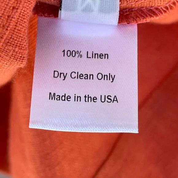 Soludos linen jacket shirt size medium - Picture 7 of 8